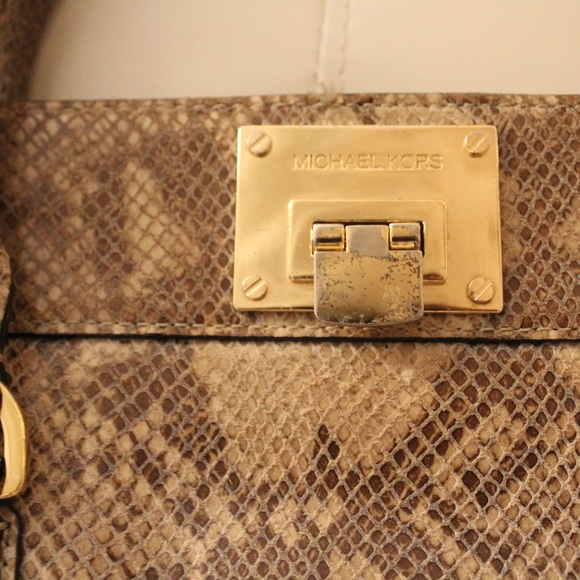 Michael Kors python purse - Picture 2 of 7